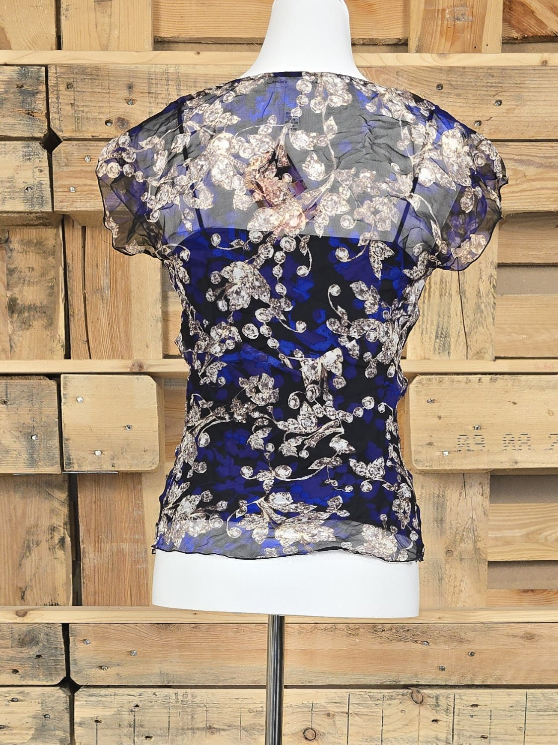 Diane von Furstenberg Seidenbluse mit Top