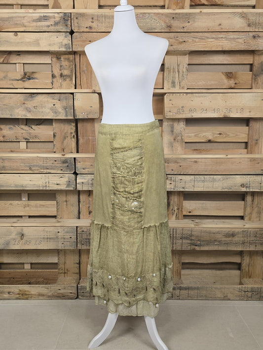 elisa cavaletti maxirock olive groeße S