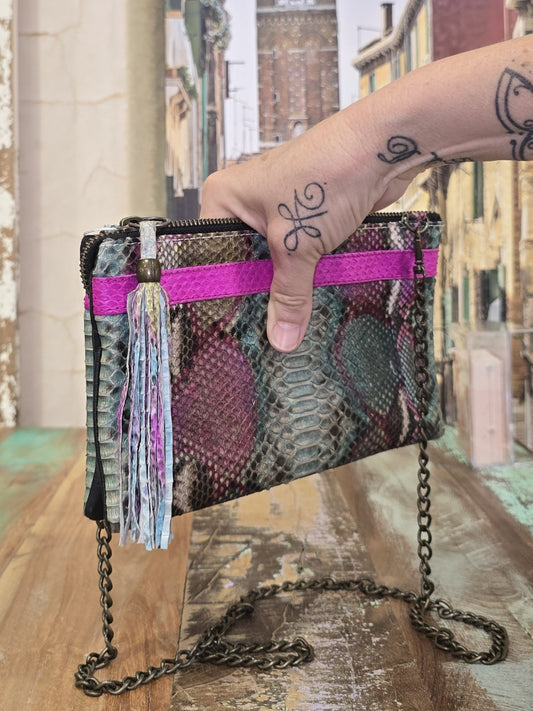 Tres Ibiza Clutch mit Kettengurt