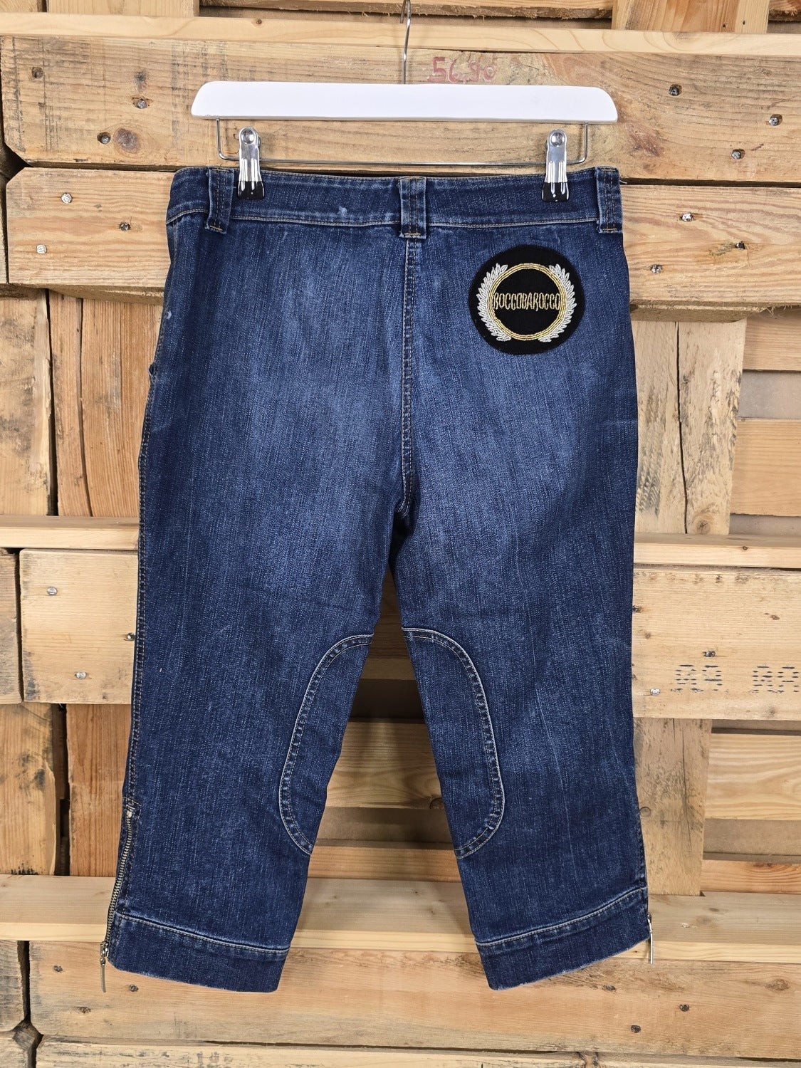 Roccobarocco Capri Jeans mit Patches