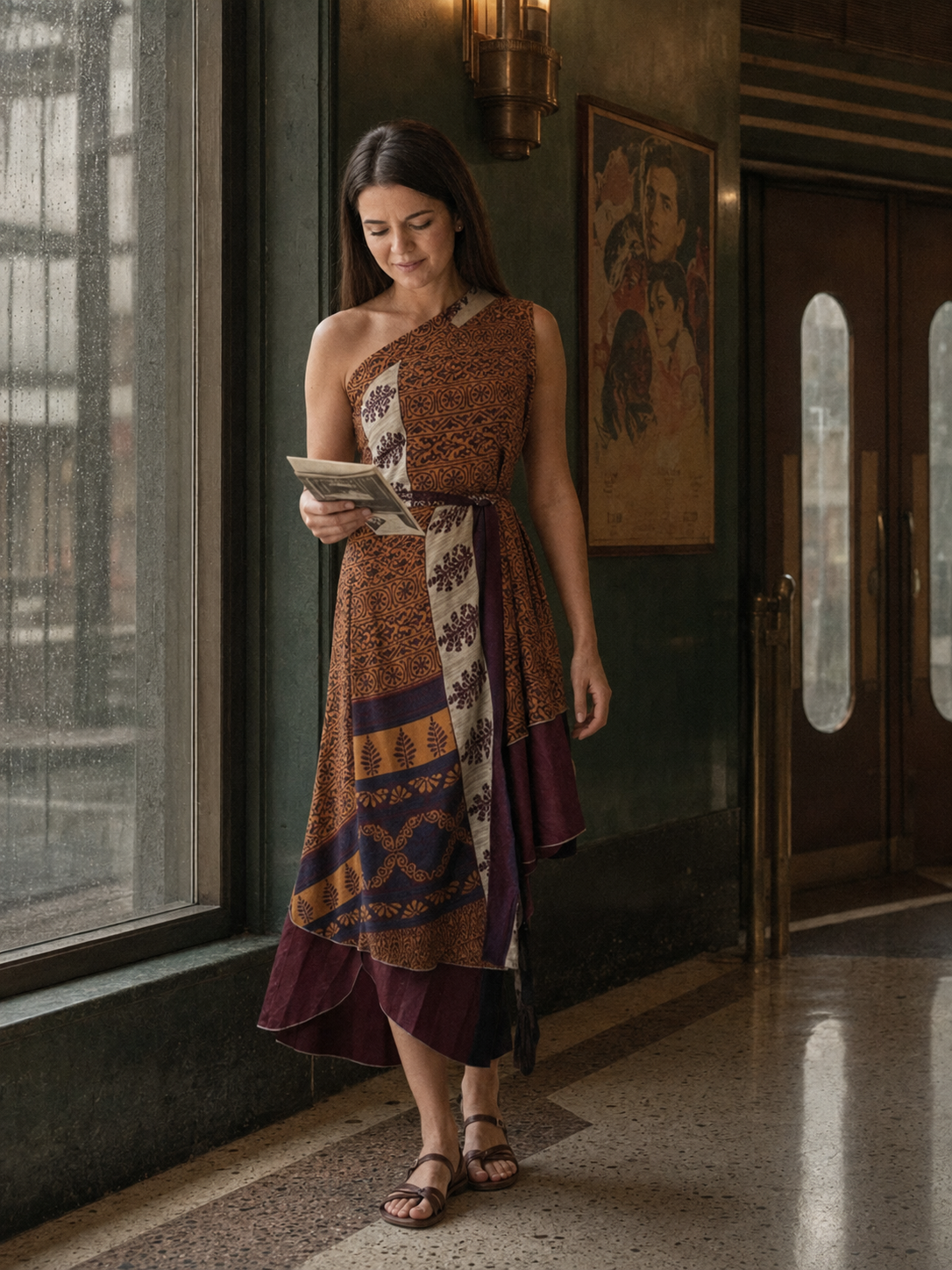 2-in-1 Seiden-Wickelrock & Kleid